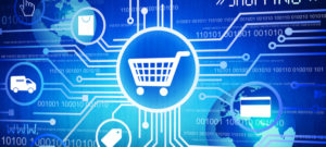 Digitally Generated Image of Shopping Concept
