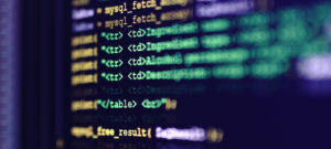 Computer Code On Screen