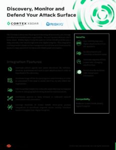 RiskIQ Digital Footprint Palo Alto Networks Solution Brief