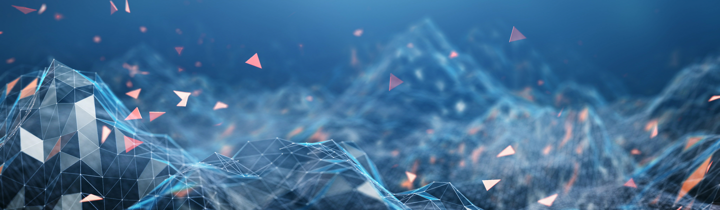 Digital Landscape (Blue)