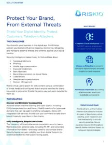 Brand Protection Solution Brief