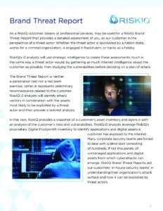 RiskIQ's Brand Threat Model