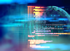Programming code abstract technology background of software developer and  Computer script
