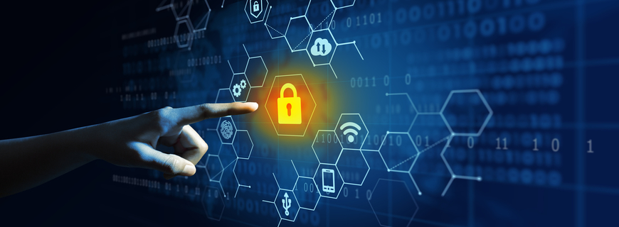 Cyber Security Privacy, Information Privacy, and Data Protection. World map and digital binary code background. Network security system concept.
