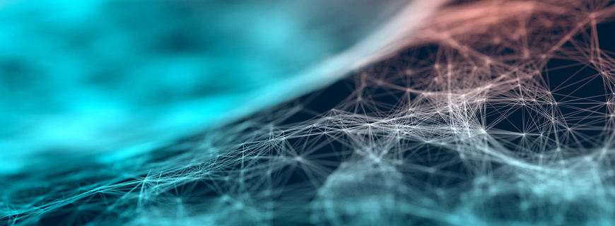 Particle web background