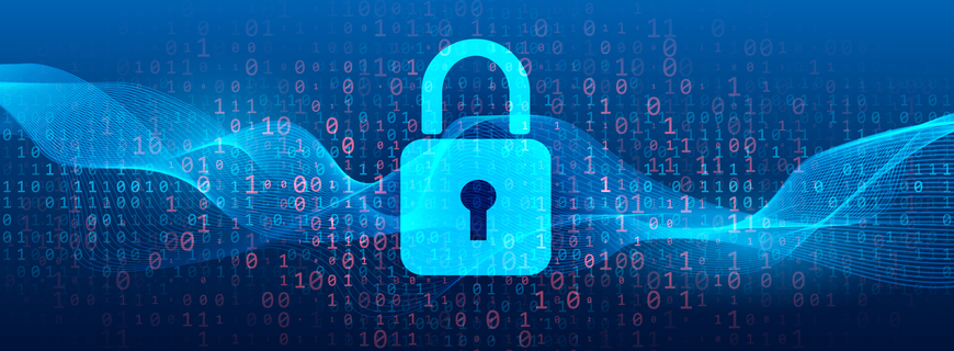 Abstract technical background - lock