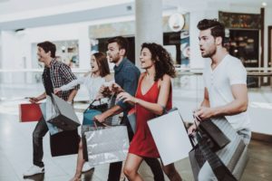 people shopping